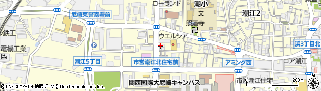 インディバサロン リプライズ JR尼崎(INDIBA salon Reprise)周辺の地図