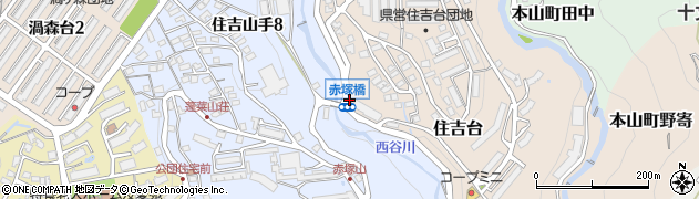 赤塚橋周辺の地図