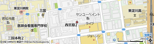 グランドマスト新大阪周辺の地図