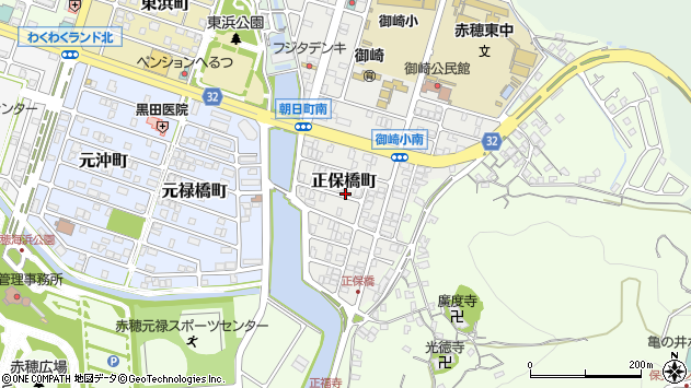 〒678-0216 兵庫県赤穂市正保橋町の地図
