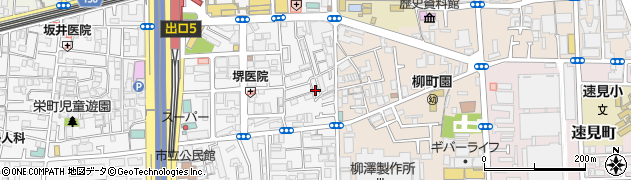 合田理容店周辺の地図