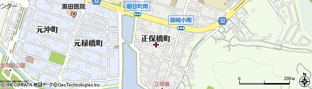 兵庫県赤穂市正保橋町周辺の地図