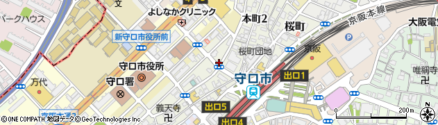 ホームメイト　ＦＣ守口駅前店周辺の地図