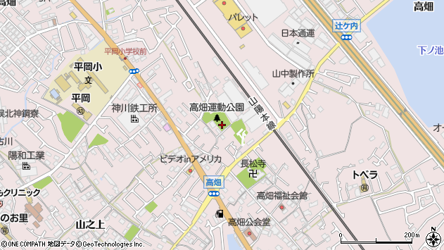 〒675-0103 兵庫県加古川市平岡町高畑の地図