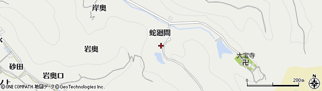 愛知県南知多町（知多郡）内海（蛇廻間）周辺の地図