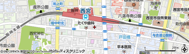トヨタレンタリース神戸阪神西宮駅前店周辺の地図