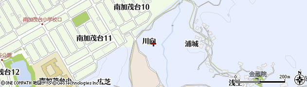 京都府木津川市加茂町尻枝川向周辺の地図