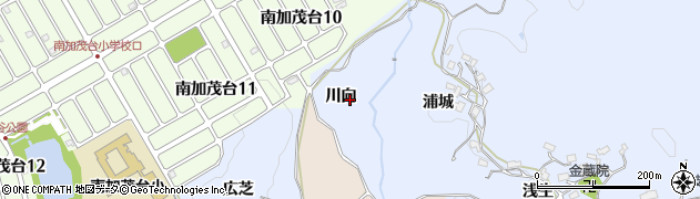 京都府木津川市加茂町尻枝（川向）周辺の地図