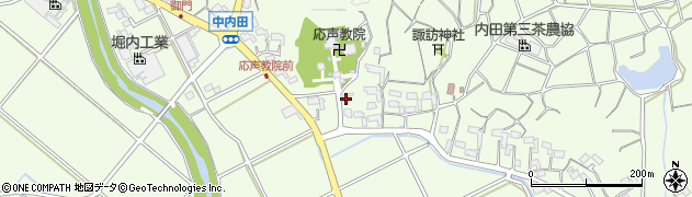 静岡県菊川市中内田913周辺の地図