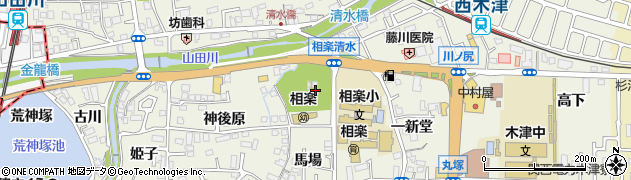 相楽神社周辺の地図