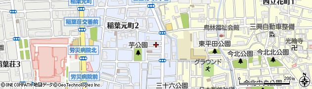 今北弓田公園周辺の地図