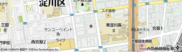 ＩＴＷジャパン株式会社大阪営業所周辺の地図
