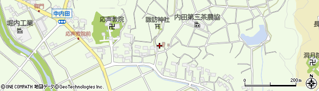 静岡県菊川市中内田678周辺の地図