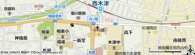 京都府木津川市相楽高下22周辺の地図
