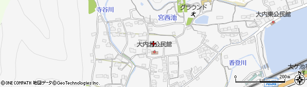 岡山県備前市大内880周辺の地図