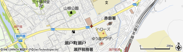 瀬戸郵便局前周辺の地図