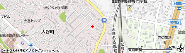三重県津市大谷町189周辺の地図