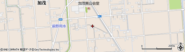 静岡県磐田市加茂周辺の地図