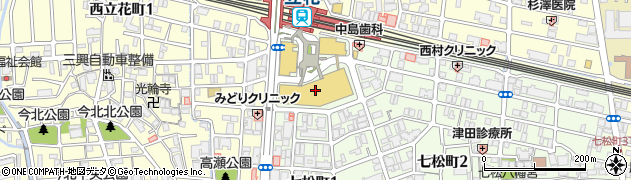 尼崎市役所　健康福祉局・保健所生活衛生課周辺の地図