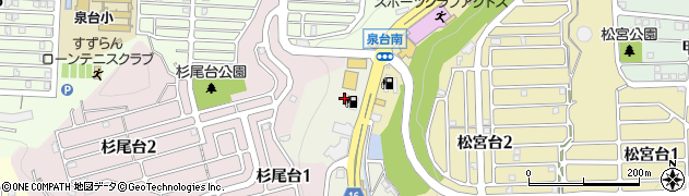 株式会社ペトロスター関西セルフ神戸鈴蘭台給油所周辺の地図