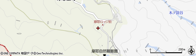 兵庫県神戸市灘区摩耶山町周辺の地図