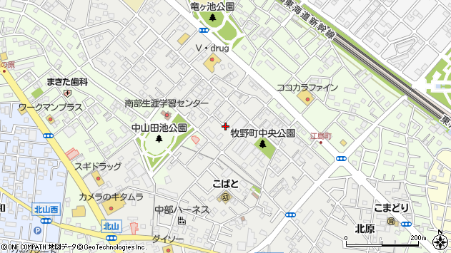 〒441-8112 愛知県豊橋市牧野町の地図