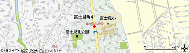 富士見小学校周辺の地図