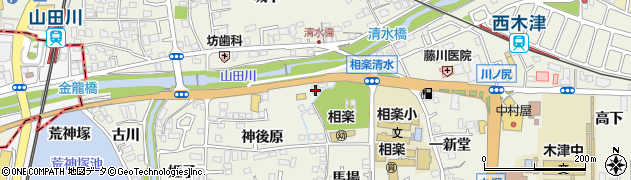 京都府木津川市相楽清水4周辺の地図