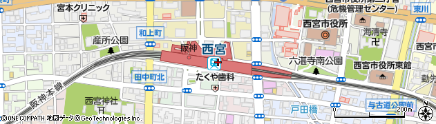ママイクコ・エビスタ西宮周辺の地図