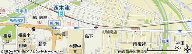 京都府木津川市相楽高下33周辺の地図