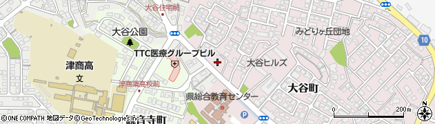 三重県津市大谷町75周辺の地図