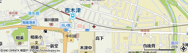 京都府木津川市相楽高下39周辺の地図