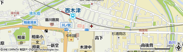 京都府木津川市相楽高下40周辺の地図