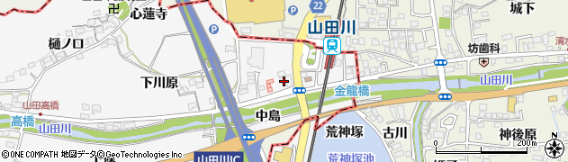 喜田歯科周辺の地図