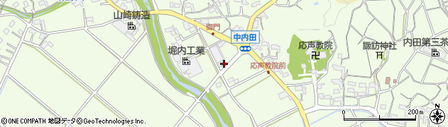静岡県菊川市中内田1007周辺の地図