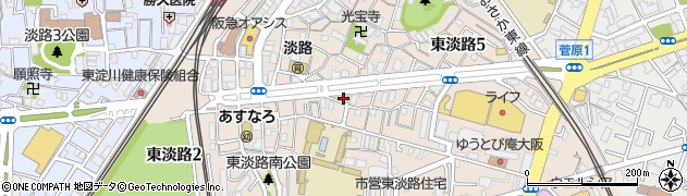 セントケアリフォーム大阪周辺の地図