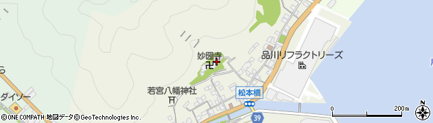 妙圀寺周辺の地図