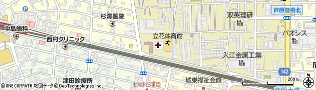 尼崎市立　身体障害者福祉会館周辺の地図