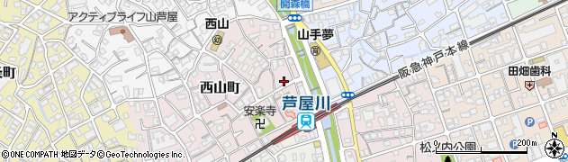 芦屋鍼灸院ＭＴＳカイロプラクティック周辺の地図