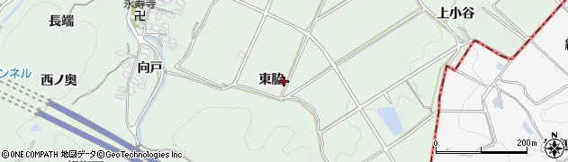 愛知県知多郡美浜町豊丘東脇周辺の地図
