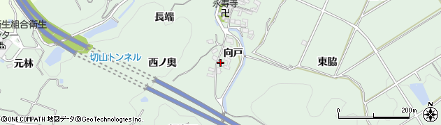 愛知県美浜町（知多郡）豊丘（向戸）周辺の地図