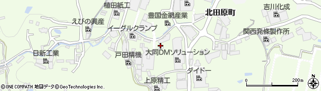 秋田株式会社　奈良営業所周辺の地図