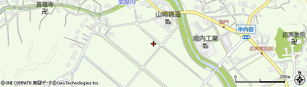 静岡県菊川市中内田周辺の地図