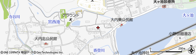 岡山県備前市大内645周辺の地図