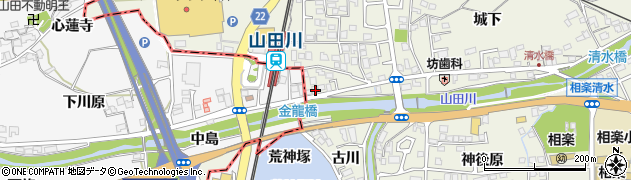 京都府木津川市相楽城西57周辺の地図