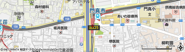 大阪モノレール　運行状況案内ダイヤル周辺の地図