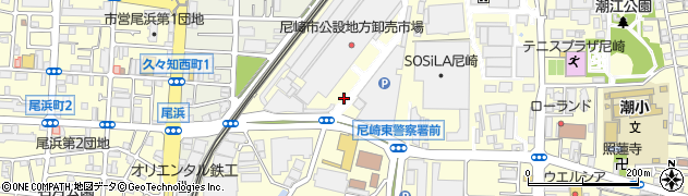 寺本氷室尼崎店周辺の地図