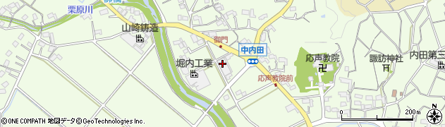 静岡県菊川市中内田998周辺の地図