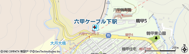 兵庫県神戸市灘区高羽（西山）周辺の地図