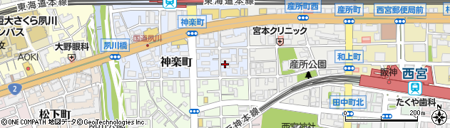 日本フリーメソジスト神楽町教会周辺の地図